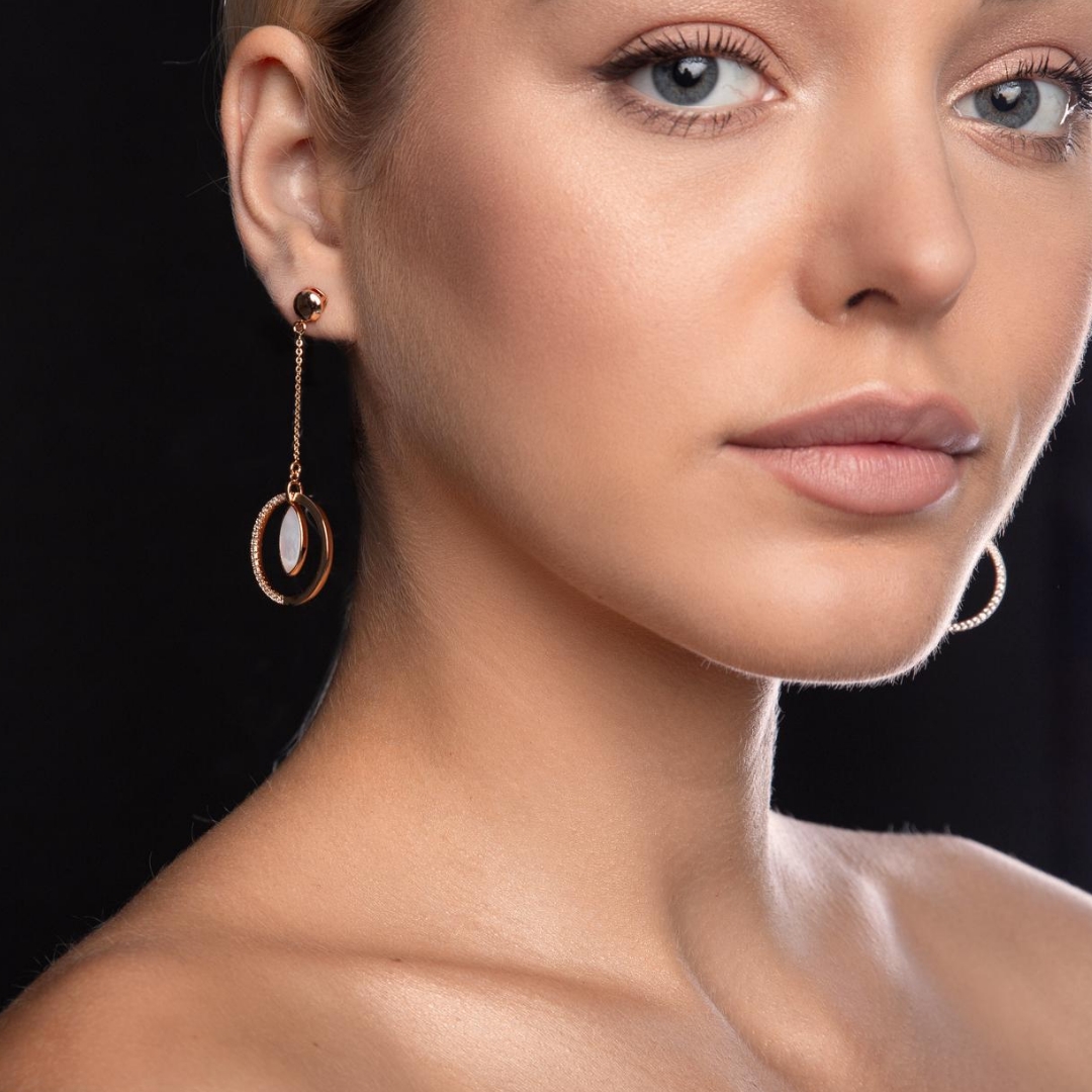 Серьги Bristoff White Leaf (1)